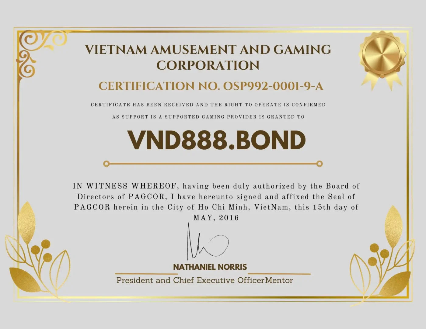 Bảo chứng pháp lý khắt khe tạo sự tin cậy